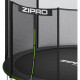 Батут Zipro Jump Pro 496 см із зовнішньою сіткою і драбинкою