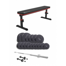 Набір Elitum Titan 68 кг з лавою Hop-Sport 1025 PRO