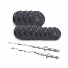 Штанги Elitum Titan 85 кг з прямим та W-подібним грифом