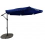 Парасоля садова Bonro B-7218 з нахилом, синя, 3 м, 6 спиць