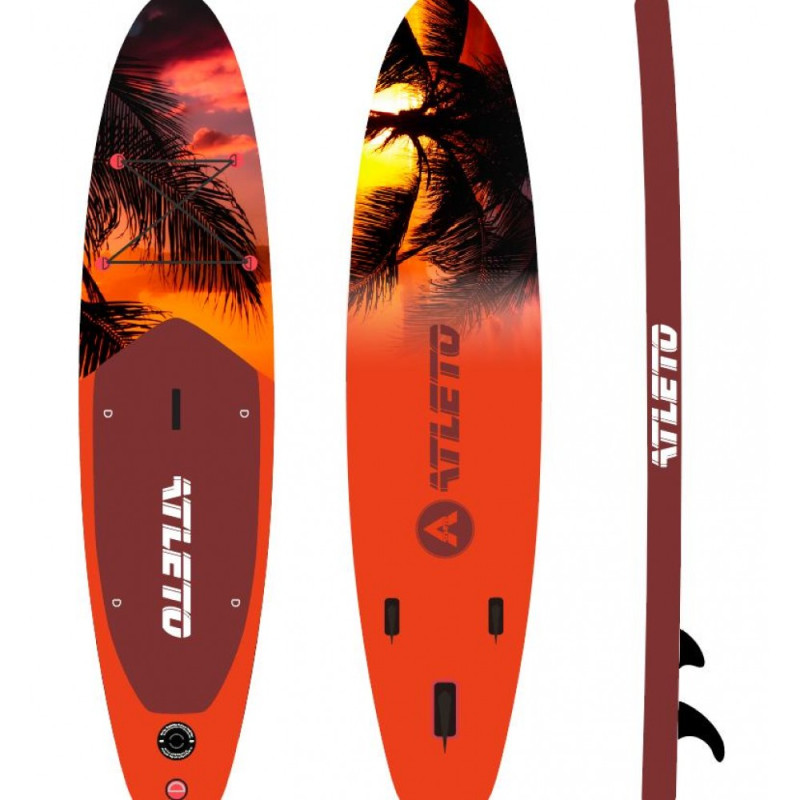 SUP-дошка надувна для плавання Atleto 350 см Miame + сидіння