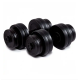 Гантели битумные Iron Body 2 x 16 кг с перчатками