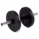 Гантель бітумна Iron Body 5,5 кг з рукавичками