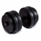 Гантель бітумна Iron Body 25,5 кг з рукавичками