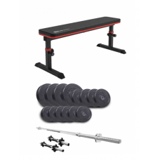 Набір Elitum Titan 48 кг з лавою Hop-Sport 1025 PRO