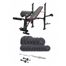Набір Elitum Titan 65 кг з лавою Hop-Sport 1055 PRO