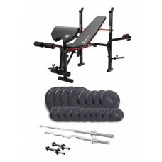 Набір Elitum Titan 94 кг з лавою Hop-Sport 1055 PRO