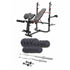 Набір Elitum Titan 54 кг з лавою Hop-Sport 1065 PRO