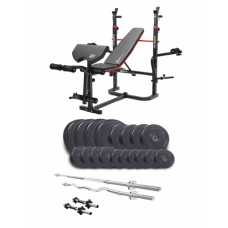 Набір Elitum Titan 94 кг з лавою Hop-Sport 1065 PRO