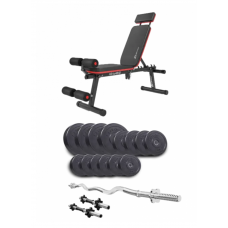 Набір Elitum Titan 45 кг з лавою Hop-Sport 2040 HB