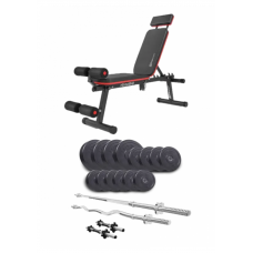 Набір Elitum Titan 54 кг з лавою Hop-Sport 2040 HB