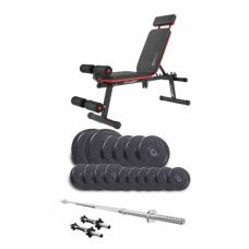 Набір Elitum Titan 68 кг з лавою Hop-Sport 2040 HB