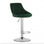 Барний стілець Leobert Kast з спинкою 2 штуки зелений