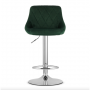 Барний стілець Leobert Kast з спинкою 2 штуки зелений