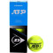 М'ячі для тенісу Dunlop ATP PRESSURELESS, 3 шт