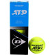 Мячи для тенниса Dunlop ATP PRESSURELESS, 3 шт.