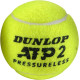 Мячи для тенниса Dunlop ATP PRESSURELESS, 3 шт.