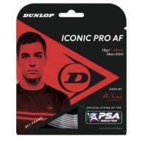 Струна для сквош ракетки Dunlop SAC ICONIC AF 18G black 10m