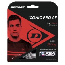 Струна для сквош ракетки Dunlop SAC ICONIC AF 18G black 10m