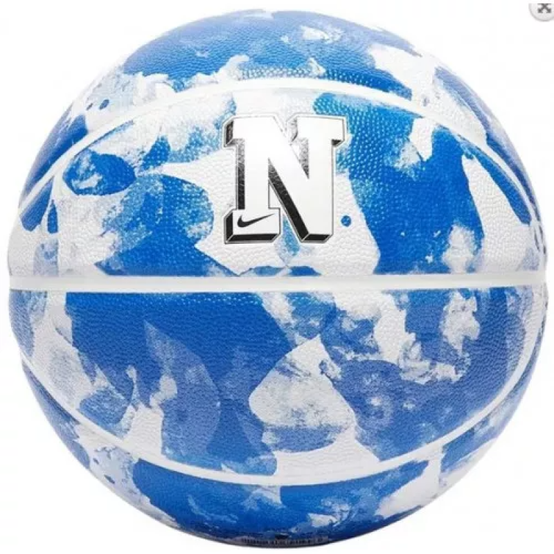 Мяч баскетбольный Nike BASKETBALL 8P PRM ENERGY DEFLATED ROYAL/WHITE/BLACK, размер 7