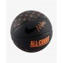 Мяч баскетбольный Nike EVERYDAY ALL COURT 8P GRAPHIC DEFLATED ANTHRACITE/TOTAL ORANGE/BLACK, размер 7