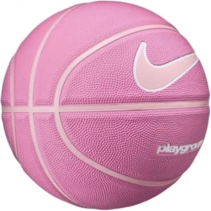 Мяч баскетбольный Nike EVERYDAY PLAYGROUND 8P DEFLATED PLAYFUL PINK/PINK FOAM/WHITE/PINK, размер 6