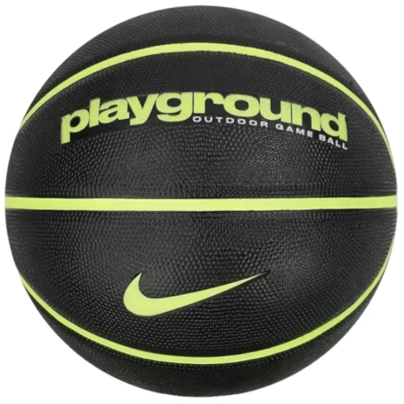 Баскетбольный мяч Nike EVERYDAY PLAYGROUND 8P DEFLATED BLACK/VOLT/WHITE, размер 5