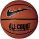 Мяч баскетбольный Nike EVERYDAY ALL COURT 8P DEFLATED AMBER/BLACK/METALLIC SILVER/BLACK, размер 5