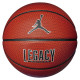 Мяч баскетбольный Nike JORDAN LEGACY 2.0 8P DEFLATED AMBER/BLACK/METALLIC SILVER/BLACK, размер 6