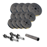 Гантелі 2 в 1 Besport PowerPro 22 кг з перехідником для штанги