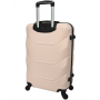 Комплект из 2 пластиковых чемоданов Bonro 2019 (средний, большой), бежевый