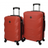 Комплект из 2 пластиковых чемоданов Bonro 2019 (средний, большой), красный