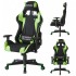 Геймерское кресло Bonro B-142 зелёное + 2 подушки