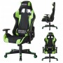 Геймерское кресло Bonro B-142 зелёное + 2 подушки