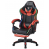 Геймерское кресло Bonro B-144 красное, с подсветкой, массажем, пультом