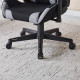 Геймерское кресло Bonro B-142 с 2 подушками, чёрно-серое