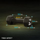 Гантелі для фітнесу неопренові TREX Sport TX-010VD 2x1 кг