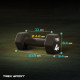 Неопреновые гантели для фитнеса TREX Sport TX-040VD 2x4 кг