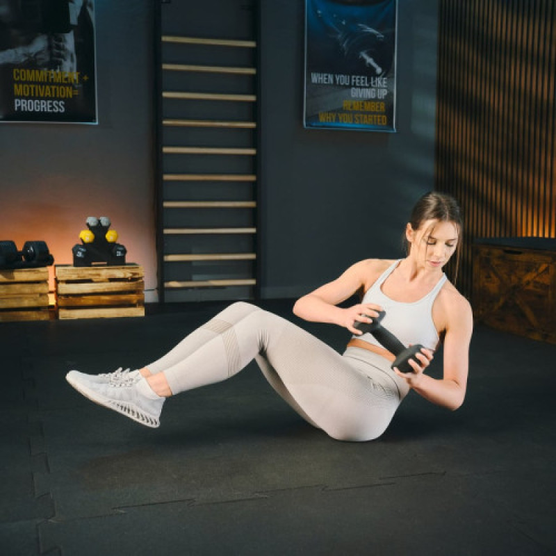 Неопреновые гантели для фитнеса TREX Sport TX-040VD 2x4 кг