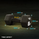 Неопреновые гантели для фитнеса TREX Sport TX-080VD 2x8 кг