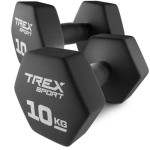 Неопреновые гантели для фитнеса TREX Sport TX-100VD 2x10 кг