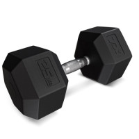 Шестигранная обрезиненная гантель TX-250RD Trex Sport 25 кг