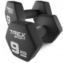 Неопреновые гантели для фитнеса TREX Sport TX-090VD 2x9 кг