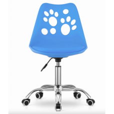 Офісне крісло Leobert Print синій