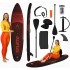 SUP-дошка надувна для плавання Atleto 350 см Лайф + сидіння