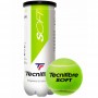 М'ячі для тенісу Tecnifibre Soft (75%), 3 шт.