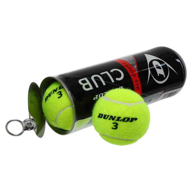 М'ячі для тенісу Dunlop CLUB AC, 3 шт.