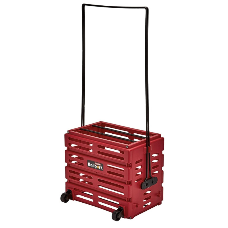 Кошик для тенісних м'ячів Unique BALLPORT Deluxe-long handles на 80 м'ячів red