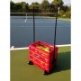 Кошик для тенісних м'ячів Unique BALLPORT Deluxe-long handles на 80 м'ячів red
