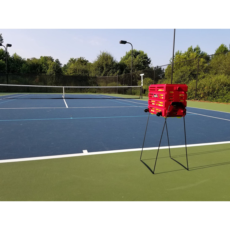 Кошик для тенісних м'ячів Unique BALLPORT Deluxe-long handles на 80 м'ячів red